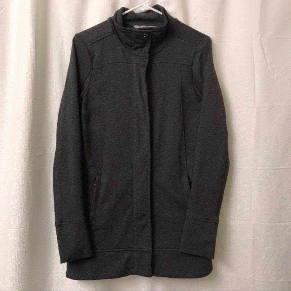 Athleta Charcoal Trench Coat